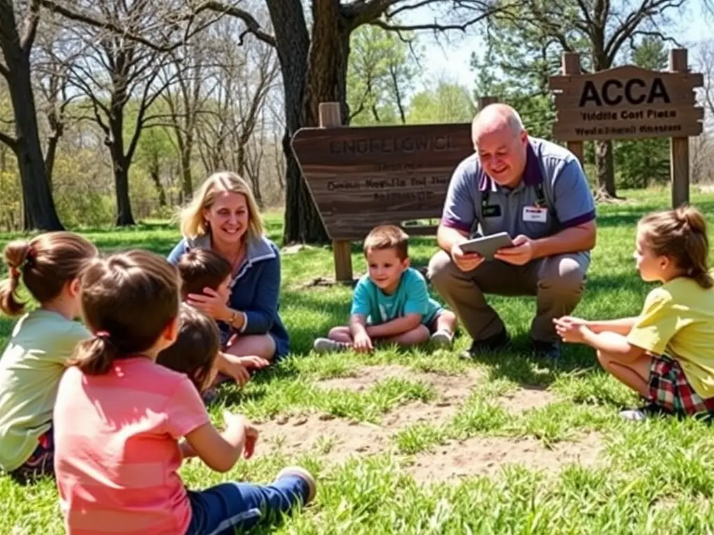 A photograph showing ACCA members conducting a training session on responsible hunting practices, emphasizing safety and ethical considerations.